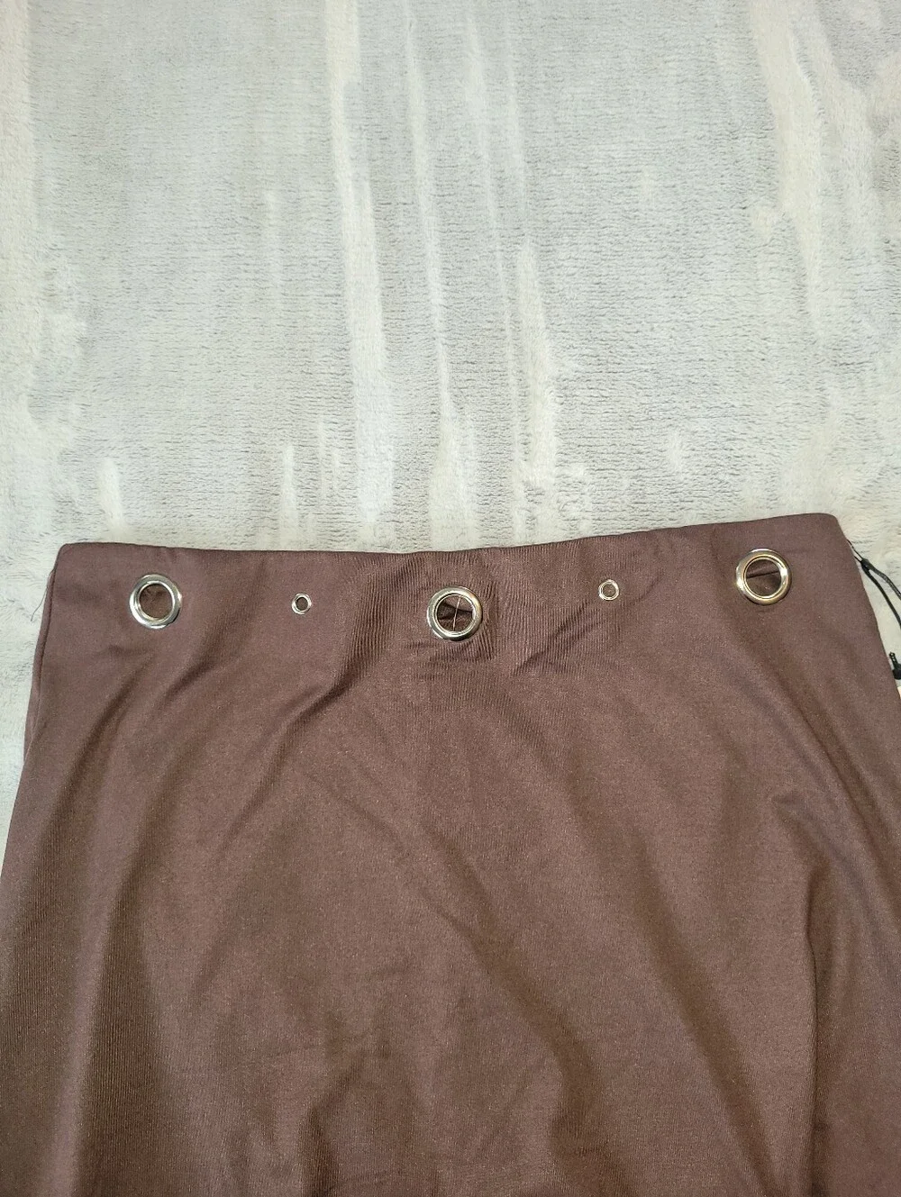Sincerely Jules Womens Large Brown Bodycon Maxi Skirt Boho Chic Festival Concert